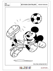 Mickey Mouse boyama sayfaları